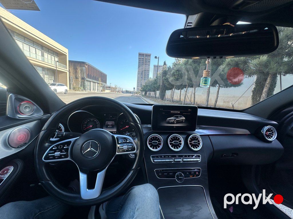 Mercedes C 300, 2.0 L, 2018 il, 145 000 km — Avtomobillər, Bakı (5)