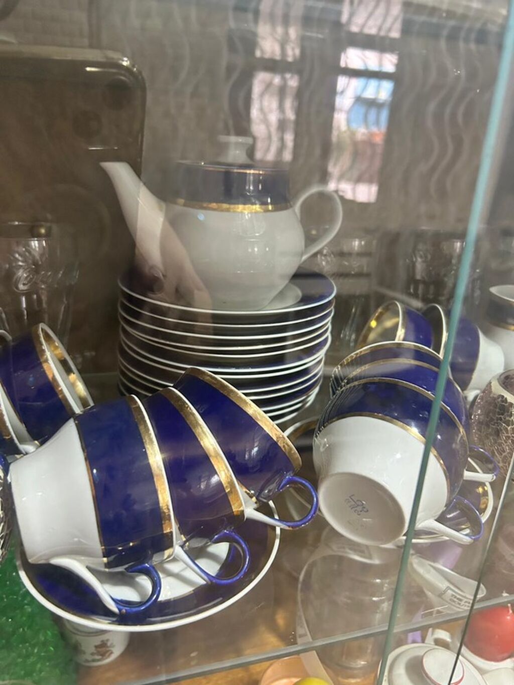 Çay dəsti, rəng - Ağ, Farfor, 6 nəfərlik — Mallar, Bakı (2)