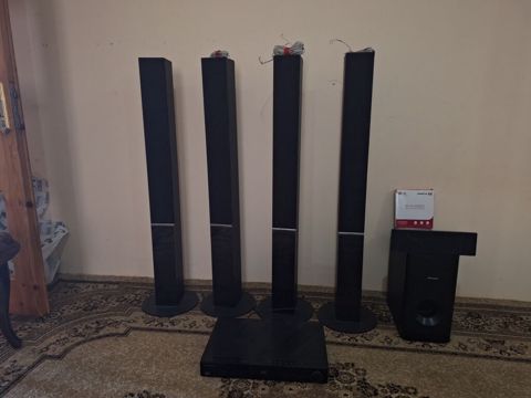 Ev kinoteatrı akustik sistemi – 5.1 set - 4 ədəd hündür “tower” tipli — Bakı