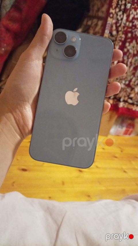 IPhone 14, 128 GB, Mavi, Barmaq izi, Face ID, Sənədlərlə