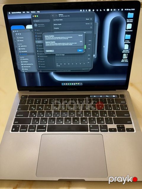 2022 Macbook Pro M2 8/256 82% pil, true tone ve s her sey islek — Bakı