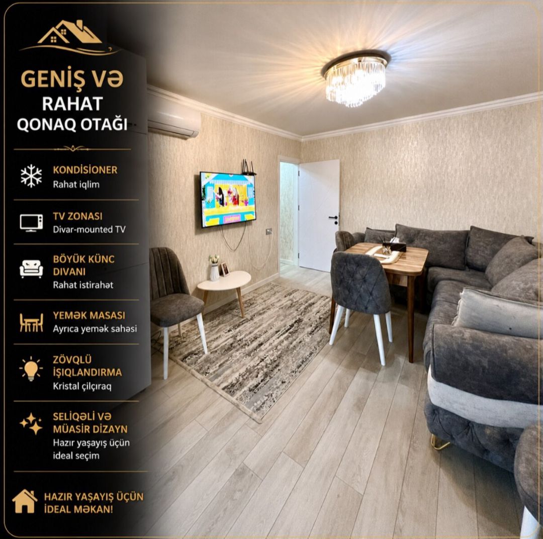 2-otaqlı mənzil, Qara Qarayev m., 45 m² — Mənzil, Bakı (9)