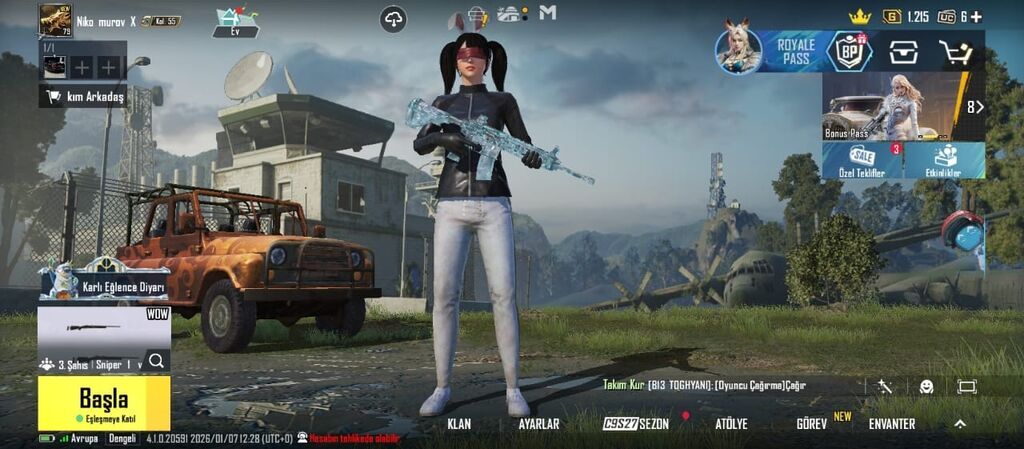 Pubg Mobile hesabı – yüksək səviyyəli oyun profili - Platforma: Pubg — Digər, Bakı