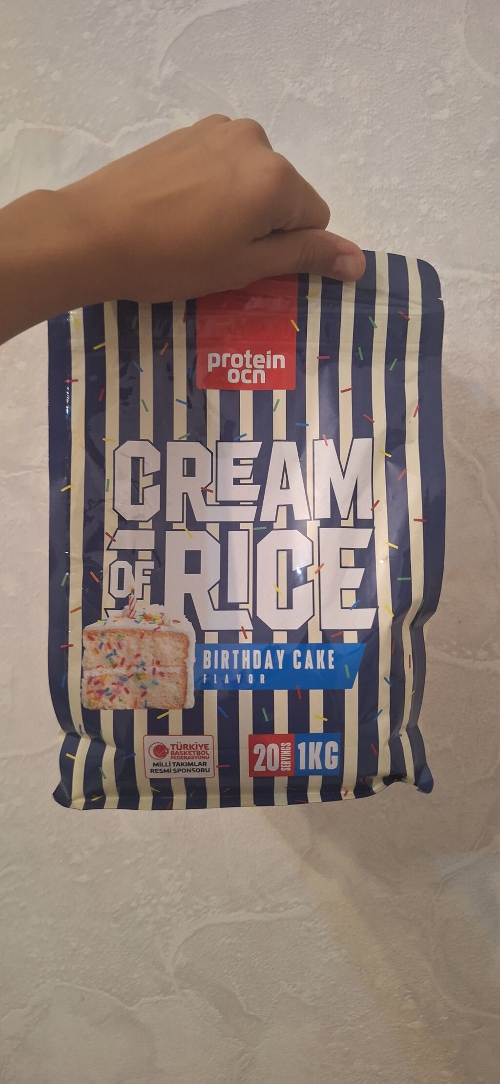 Məhsul: Protein OCN Cream of Rice – “Birthday Cake” dadı Çəki: 1 kq — İdman və istirahət, Bakı (2)