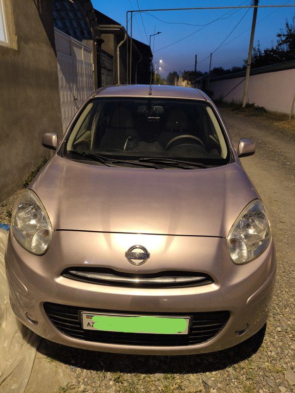 Nissan March, 1.2 L, 2012 il, 60 000 km — Avtomobillər, Qəbələ (4)