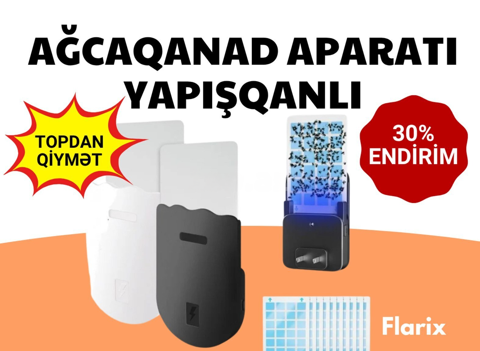 Ağcaqanad aparatı yapışqanlı