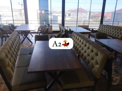 Aynur 2 Resdoran kofe divan ve otracagları 20 ədəd divandan var 1 — Bakı