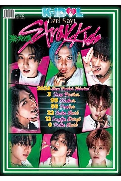 K-İdol “Özel Sayı Stray Kids” xüsusi buraxılış jurnalı. Jurnal Stray — Digah
