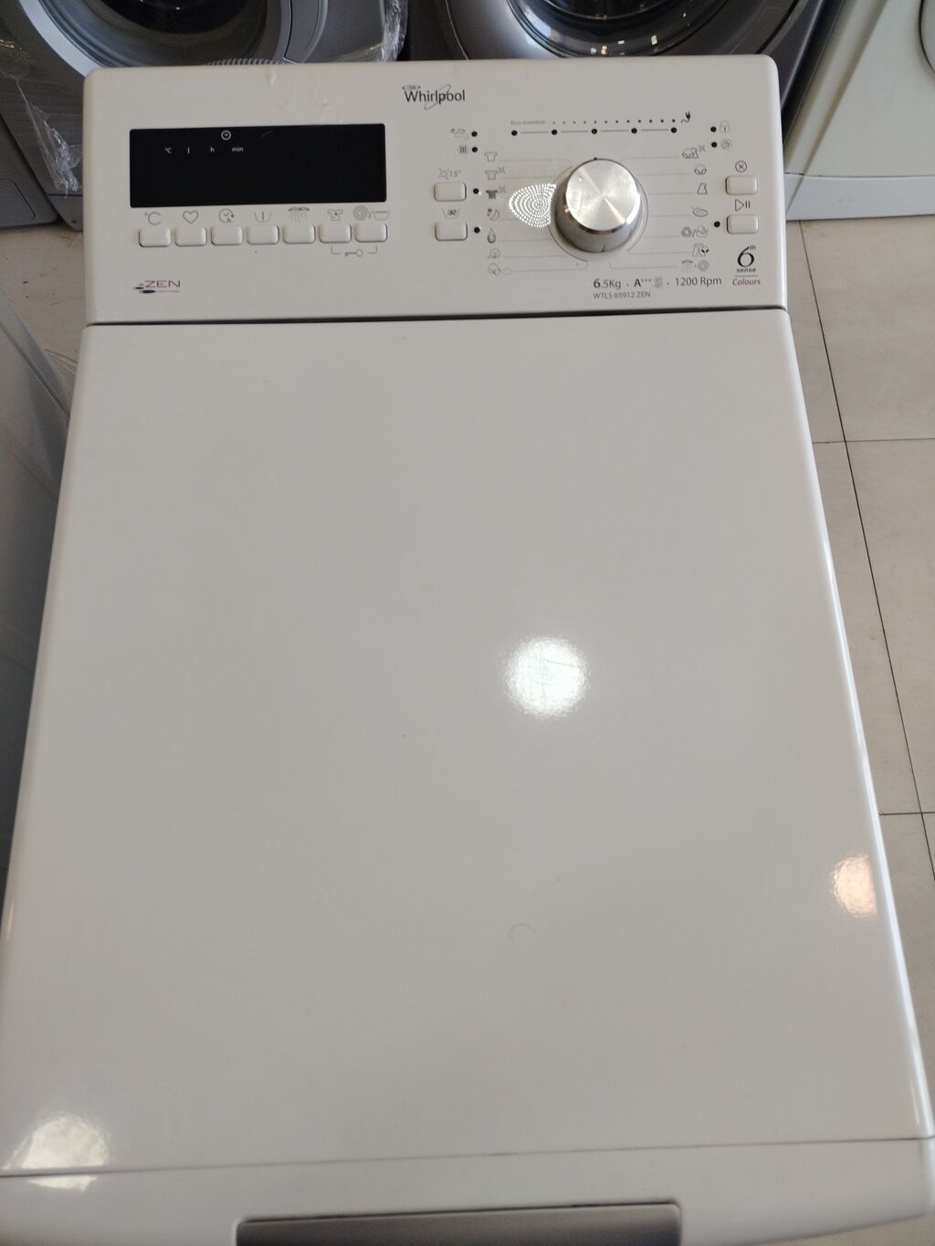 Paltaryuyan maşın Whirlpool, 6 kq, Yeni, Avtomat, Qurutmasız, Kredit yoxdur, Ünvandan götürmə, Pulsuz çatdırılma, Ödənişli çatdırılma — Paltaryuyan maşınlar, Bakı (4)