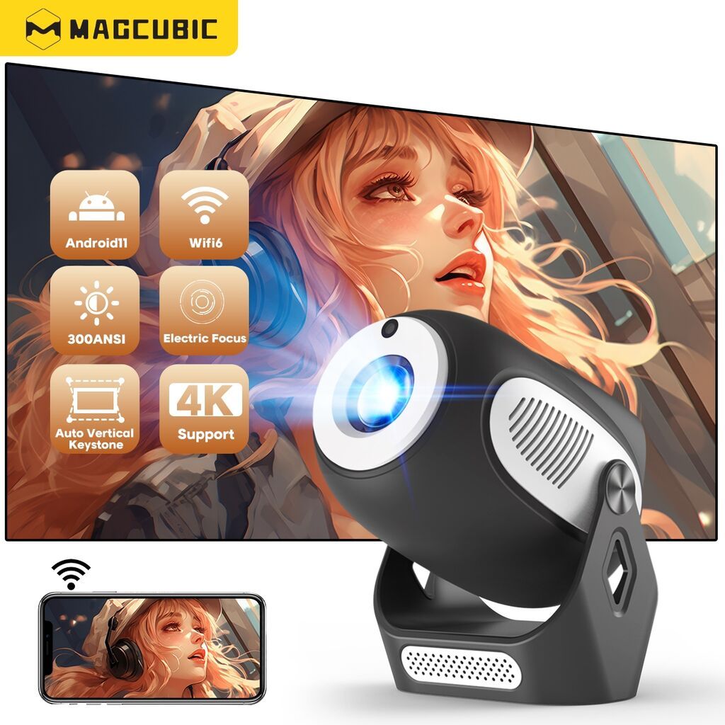 Magcubic mini proyektor – cib ölçüsündə kino təcrübəsi - Nativ 720p — TV və Video, Sumqayıt (2)
