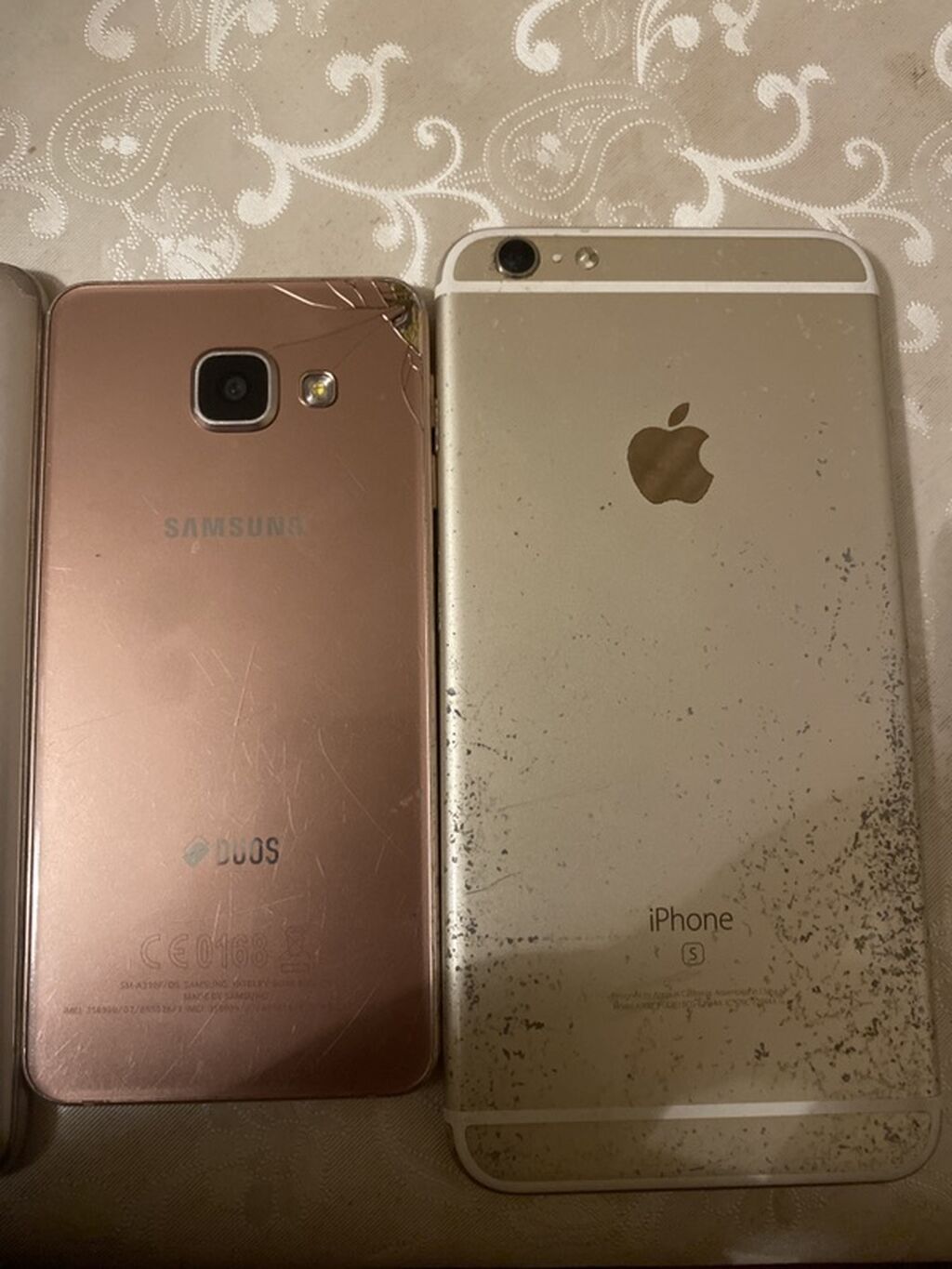 Bir yerdə müxtəlif modellərdən ibarət smartfonlar dəsti. - Apple — Elektronika, Bakı (2)