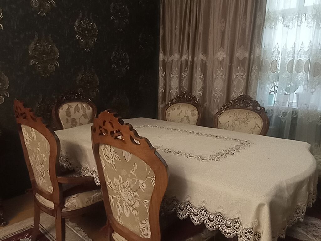 Barokko üslubunda dəst mebel Tərkib: - 1 ədəd üçnəfərlik divan - 1 — Mebel, Bakı (6)