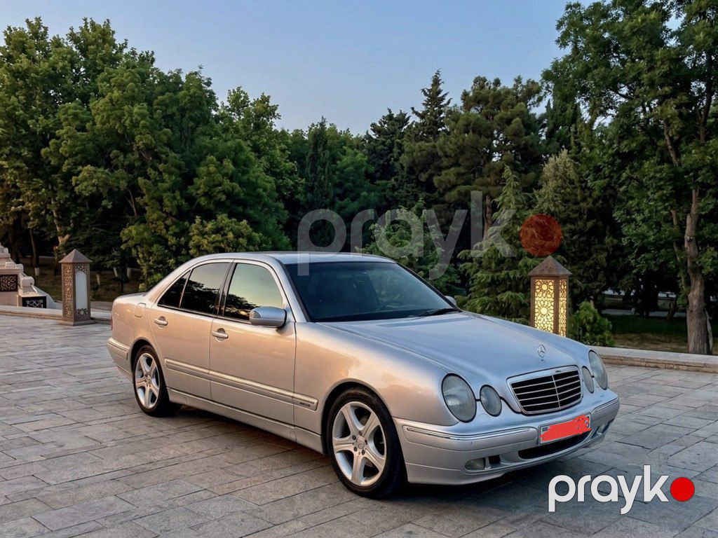 Mercedes E 220, 2.2 L, 2000 il, 265 000 km — Avtomobillər, Bakı (5)