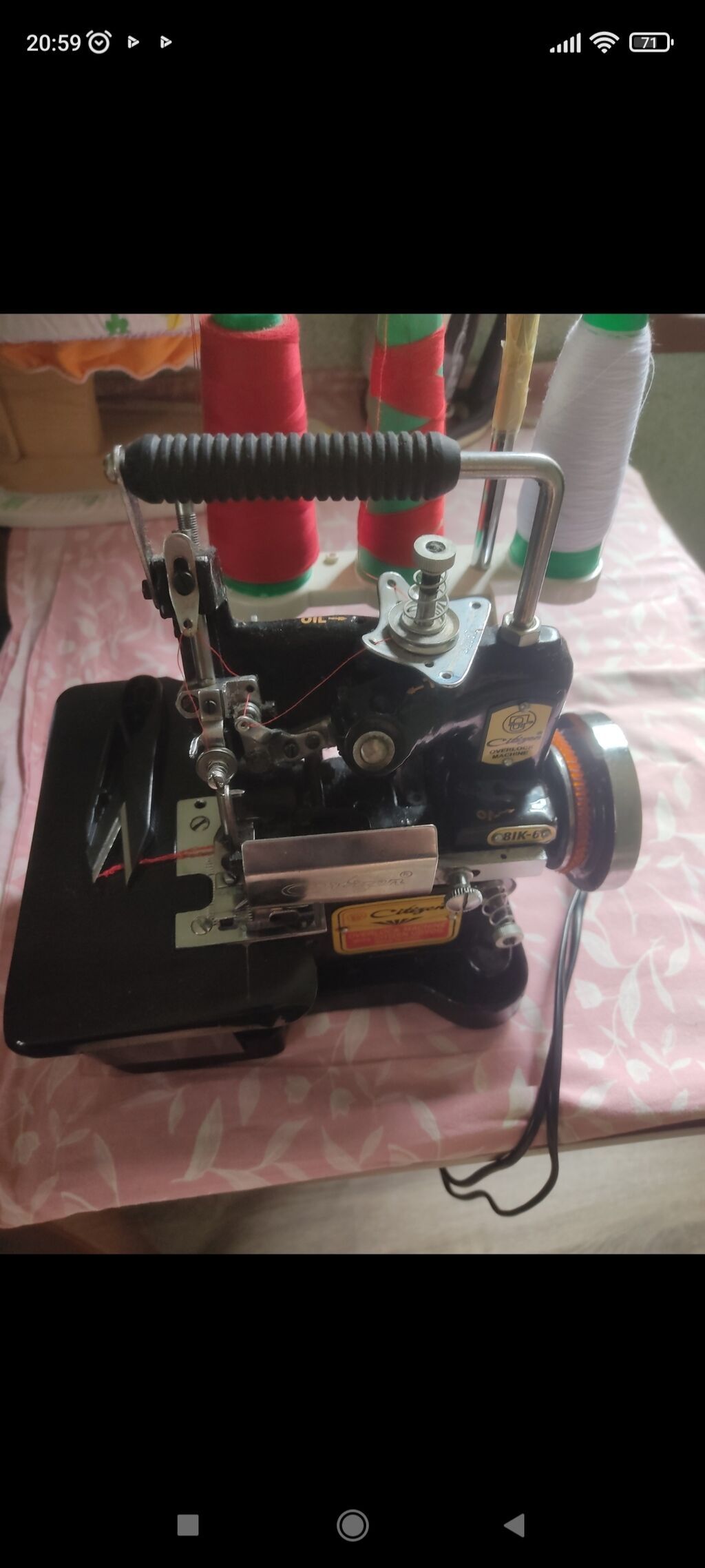 Yamata tikiş maşını + portativ overlok (çin tipli) - Yamata — Elektronika, Bakı (2)