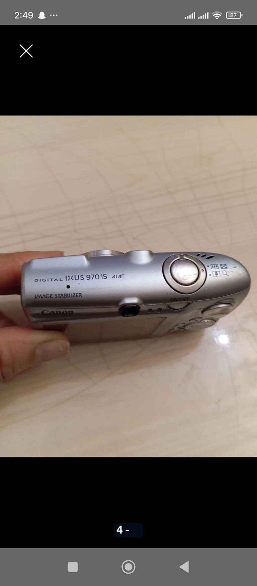 Canon Digital Ixus 970 IS (AiAF) kompakt fotoaparat - Gümüşü korpus — Elektronika, Bakı (5)