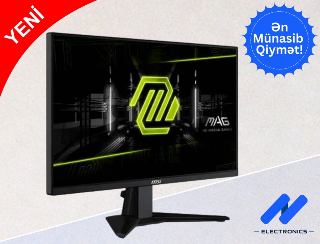 Monitor "MSI MAG 255F E20 200HZ" — Elektronika, Bakı (2)