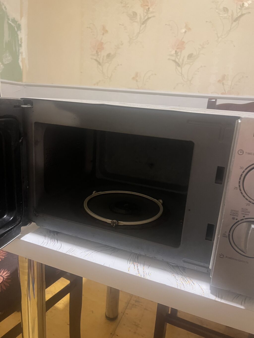 Mikrodalğalı soba Eurolux, Ayrıca dayanan, Mikrodalğalar ilə, rəng - Boz, İşlənmiş — Mikrodalğalı sobalar, Bakı (3)