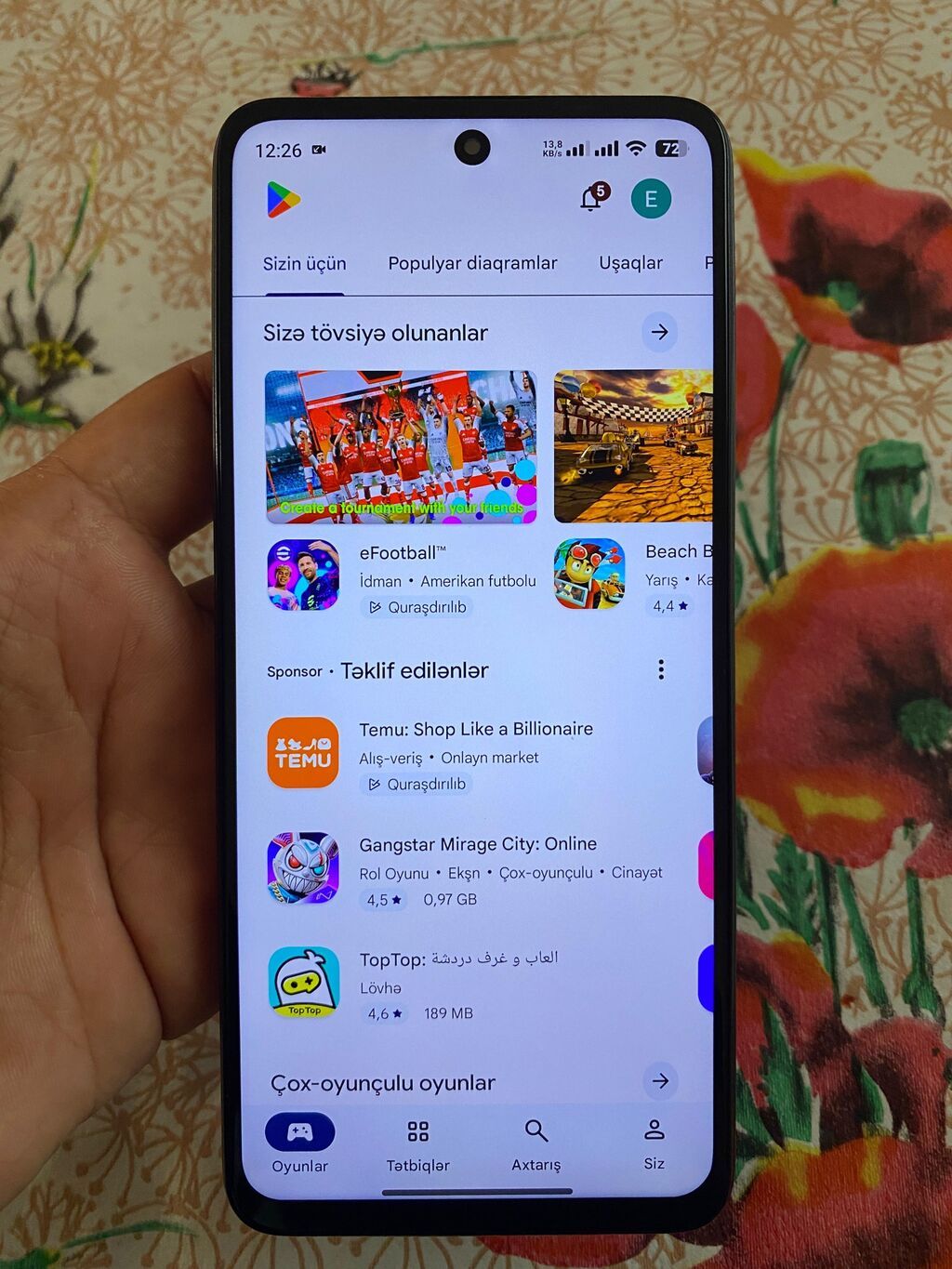 Poco X4 GT, 256 GB, rəng - Qara — Elektronika, İmişli (4)