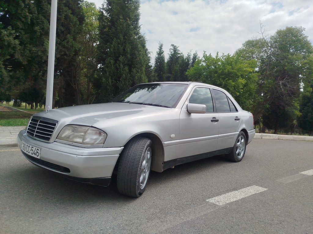 Mercedes C 220, 2.2 L, 1996 il, 222 222 km — Avtomobillər, Gəncə (3)