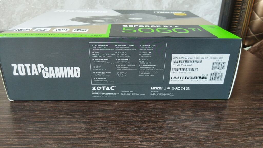 Zotac GeForce RTX 5060 Ti Twin Edge videokartı - Yaddaş: 16 GB GDDR7 — Elektronika, Bakı (5)