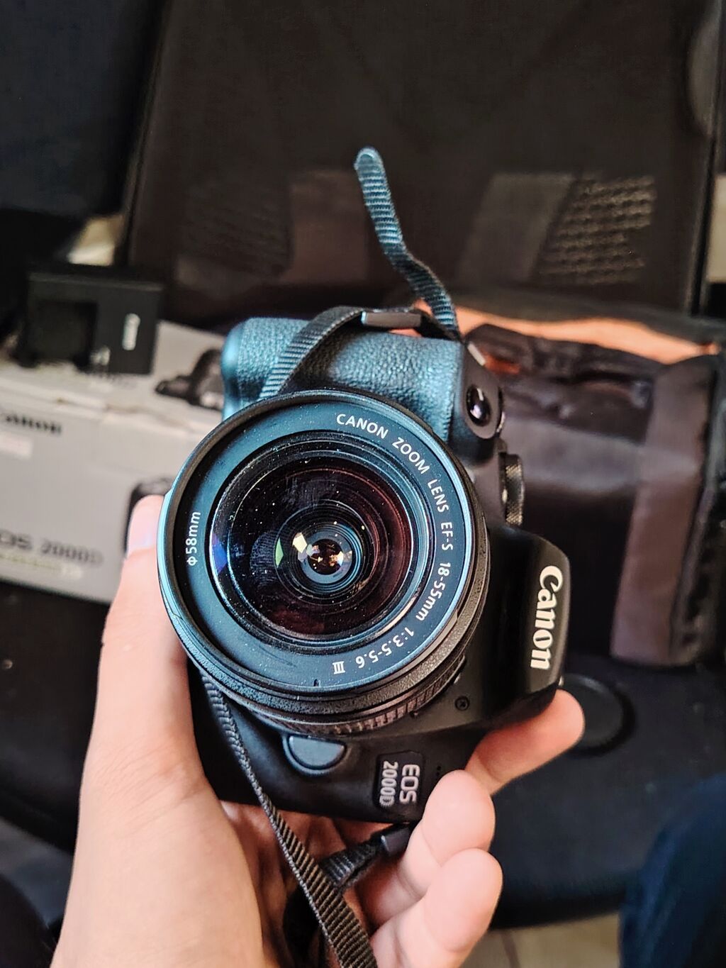 Canon EOS 2000D Dslr fotoaparat – EF‑S 18‑55mm III kit Xüsusiyyətlər — Elektronika, Bakı (3)