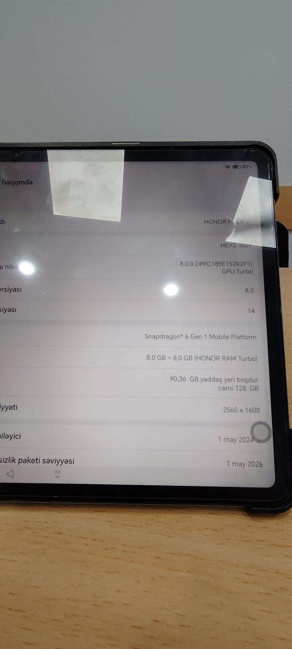 Honor planşet Xüsusiyyətlər:irsaddan alinibdir. Cox istifade — Digər planşetlər, Bakı (5)