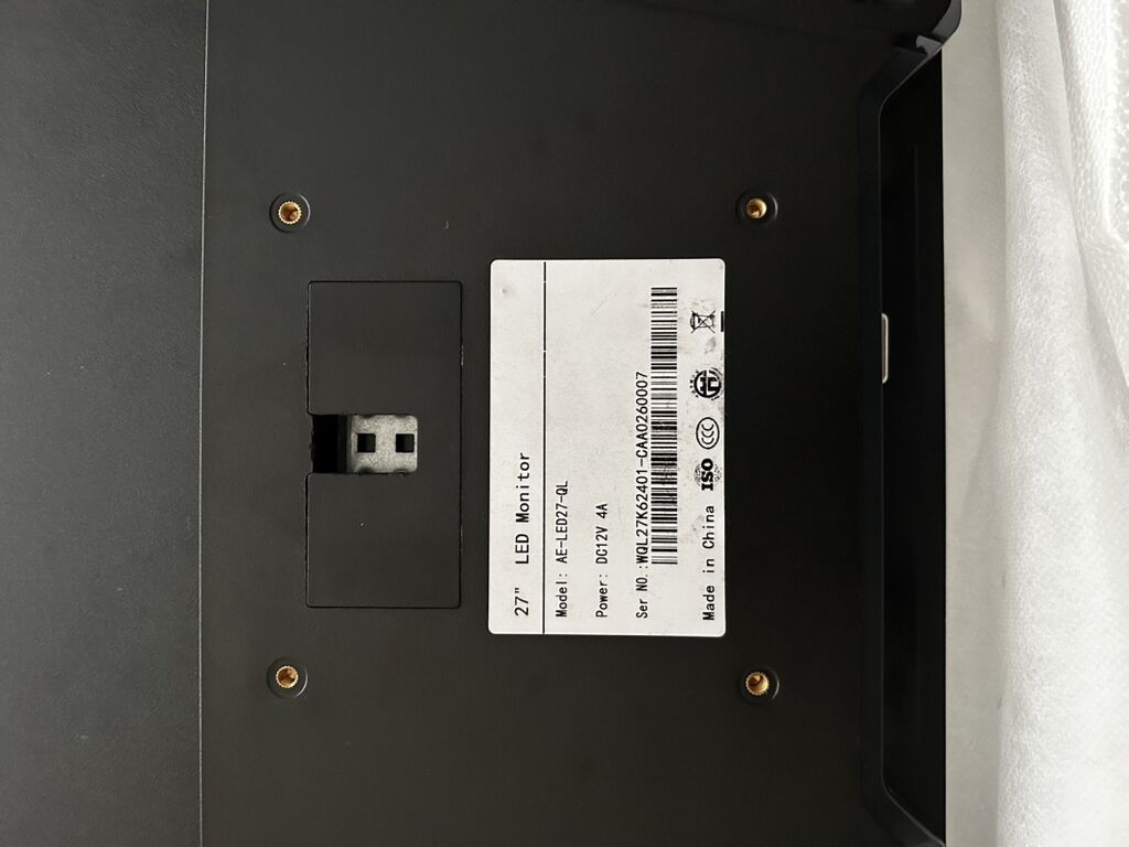 27" LED Monitor – model: AELD2701 Xüsusiyyətlər: - Ekran ölçüsü: 27 — Elektronika, Bakı (4)