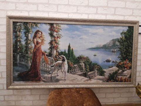 Qobelen böyük rəsm əsəri 120 x 65 sm WhatsApp aktivdir. Qiymətdə — Bakı