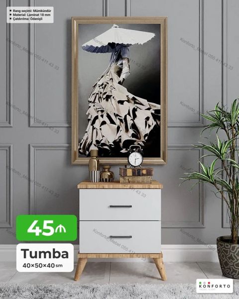 Tumba – 40×50×40 sm ölçüdə - Material: 18 mm laminat - Rəng seçimi — Bakı