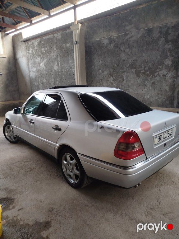 Mercedes C 220, 2.2 L, 1996 il, 222 222 km — Avtomobillər, Gəncə (12)