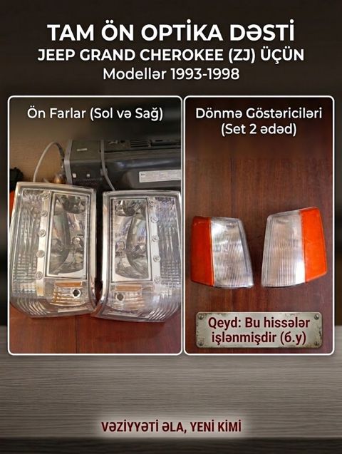 Komplekt, Yaxın və uzaq vuran işıqlar Jeep, İşlənmiş — Bakı