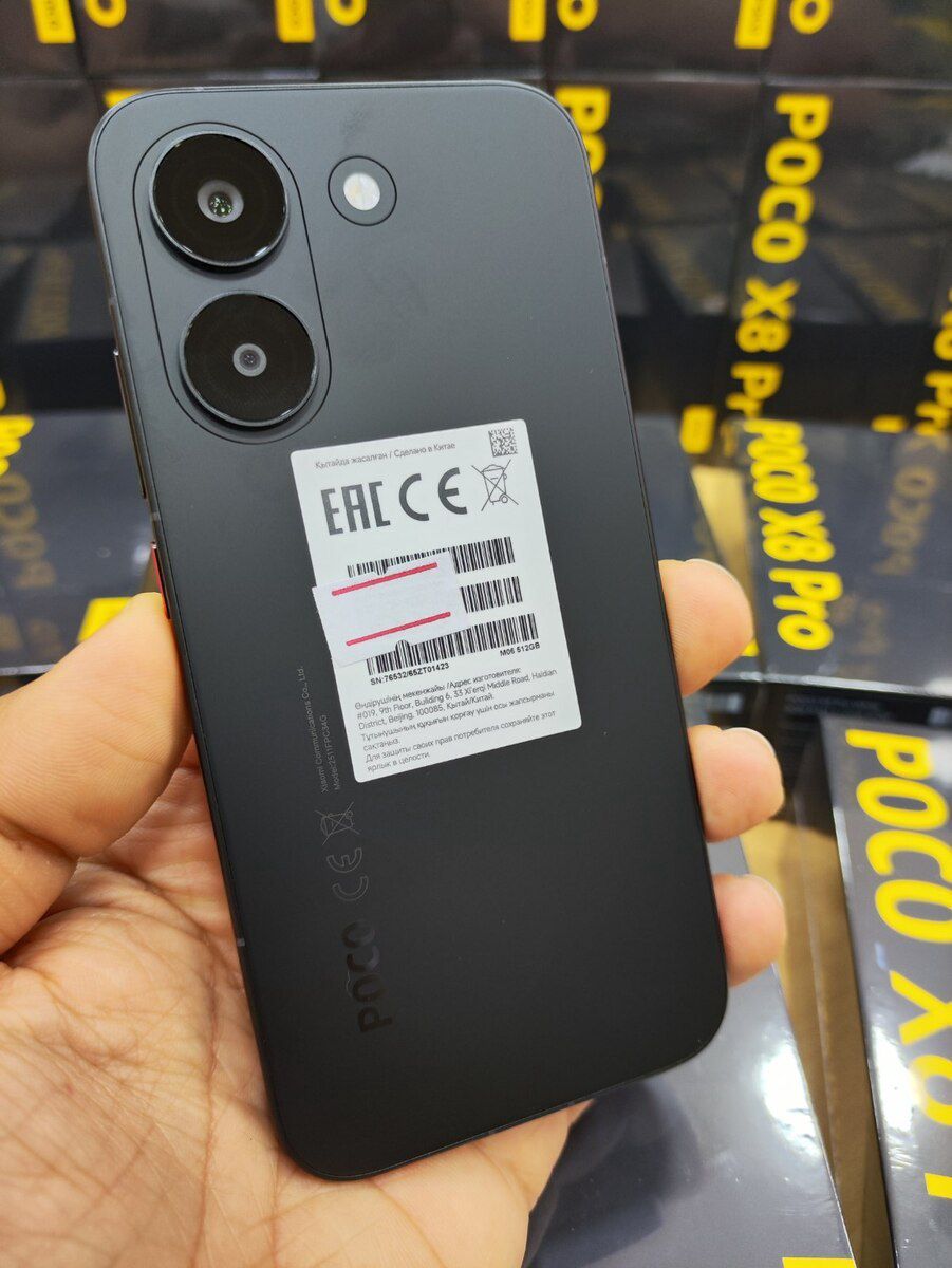 Xiaomi Poco X8 Pro Black 512GB/12GB — Smartfonlar, Bakı (2)