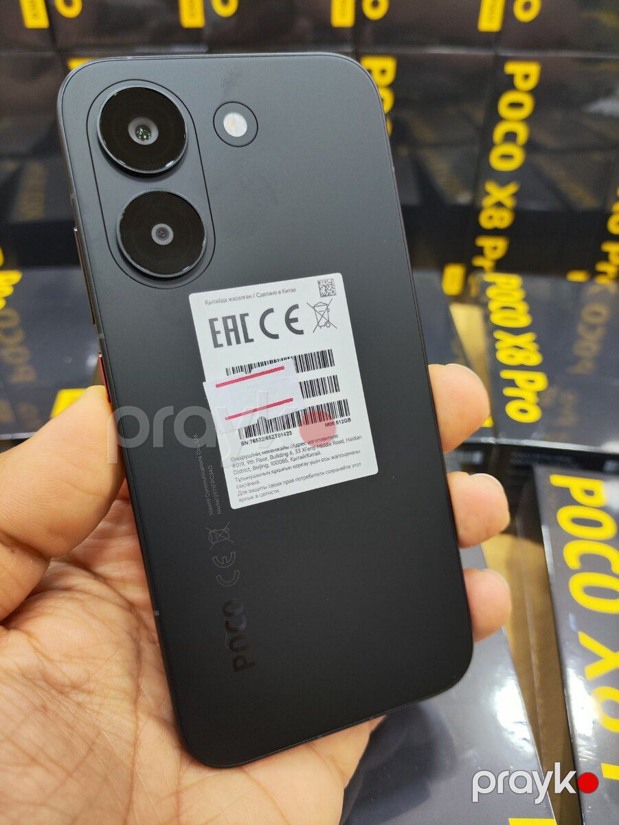 Xiaomi Poco X8 Pro Black 512GB/12GB — Smartfonlar, Bakı (2)