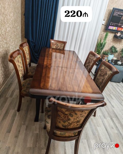 *220₼ Masa desti Satılır‼ 6oturacağı var UNVAN:-hovsan