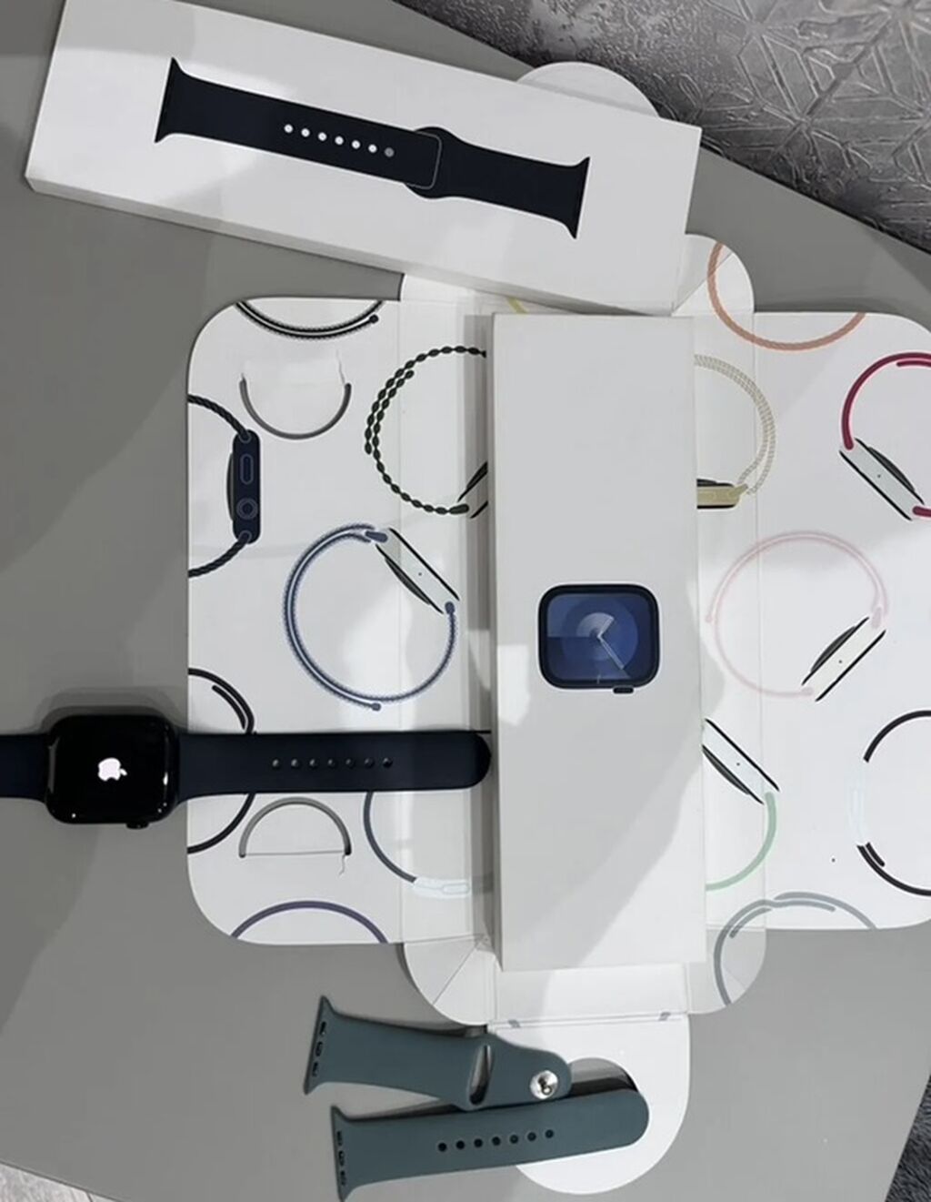 Apple Watch – ağıllı saat - Model: Apple Watch (kvadrat ekranlı — Aksesuarlar, Bakı (3)