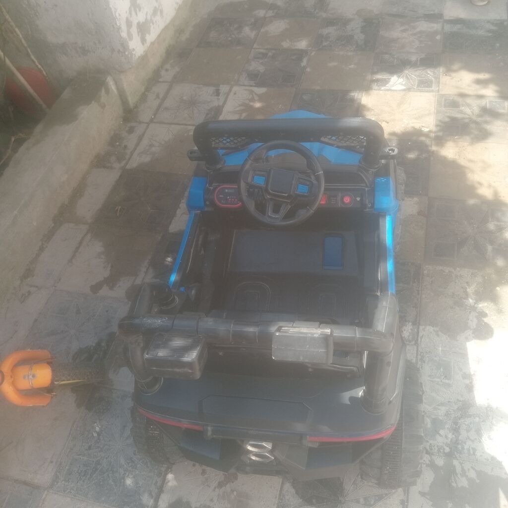 Uşaq üçün elektrikli off-road maşın - Korpus: mavi-qara rəng — Mallar, Digah (4)