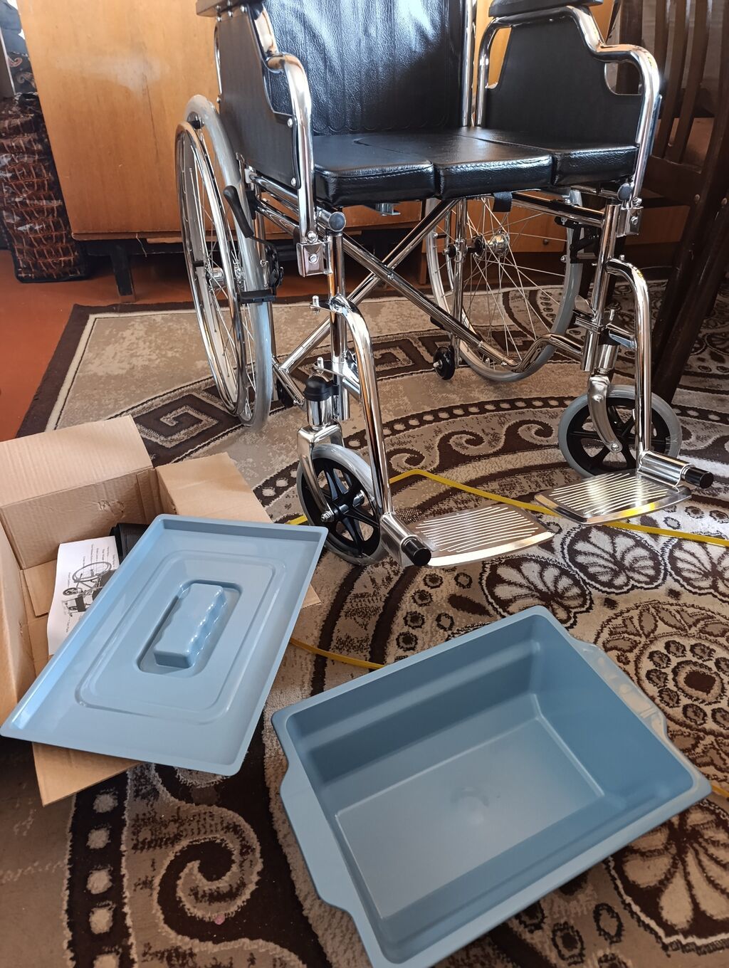 Tualet funksiyalı əlil arabası (Commode Wheelchair). Pasiyentlərin — Mallar, Digah (5)