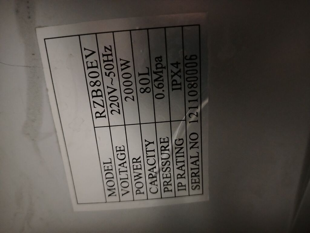 Nova Hot elektrik su qızdırıcısı (model: RZB80EV) Qiymətdə — Elektronika, Bakı (4)