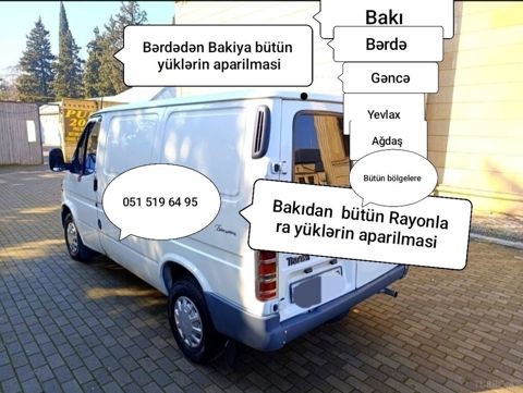 Yükdaşıma xidməti - Bakıdan və Bərdədən bütün rayonlara yük daşınması — Bərdə