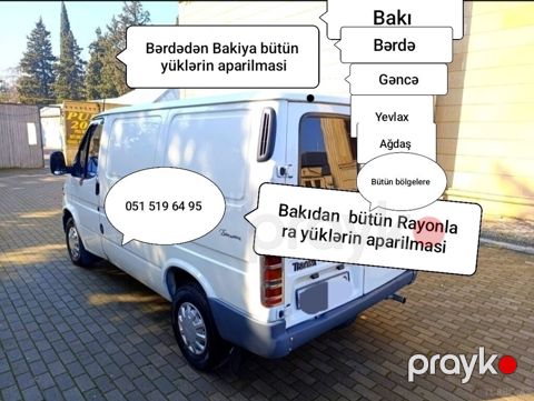 Yükdaşıma xidməti - Bakıdan və Bərdədən bütün rayonlara yük daşınması — Bərdə