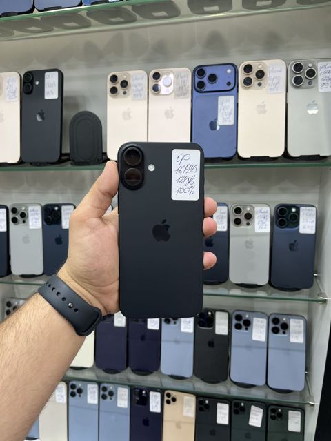 IPhone 16 Plus, 128 GB, Qara — Bakı