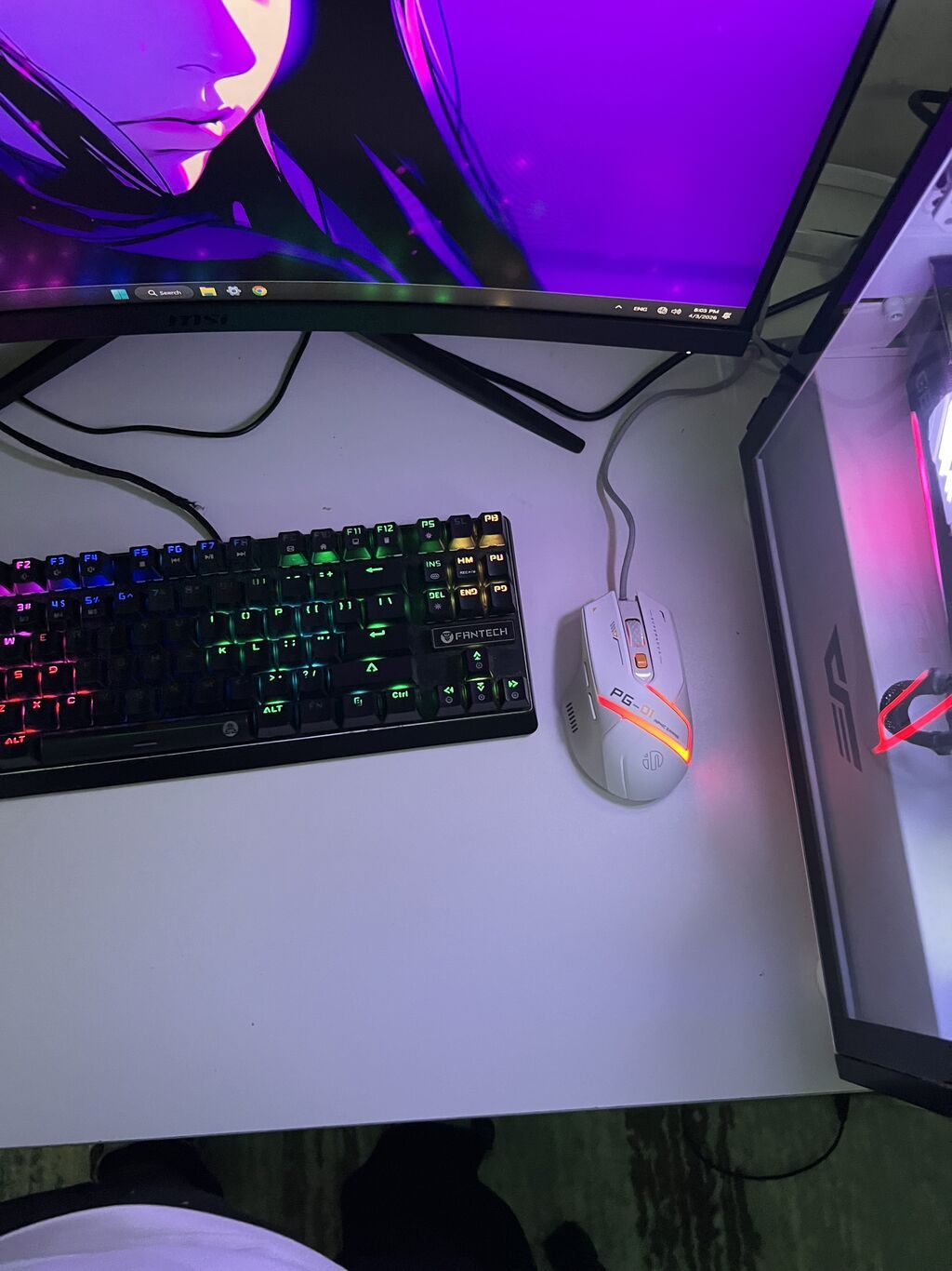 Başqa pc yığdığım üçün satılır. Qiymətə Monitor, Case, Mouse — Elektronika, Gəncə (3)