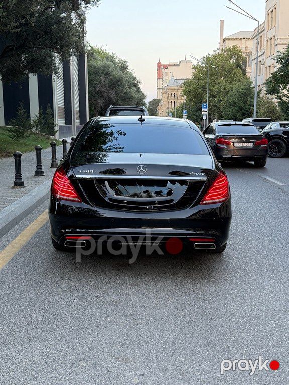 Mercedes S 500 4MATIC, 4.7 L, 2014 il, 130 000 km — Avtomobillər, Bakı (7)
