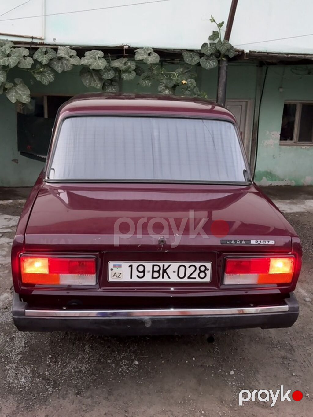VAZ 2107 sedan - Kuzov: 4 qapılı sedan, tünd qırmızı/bordo rəng 19-BK-028 — Avto, Horadiz (10)