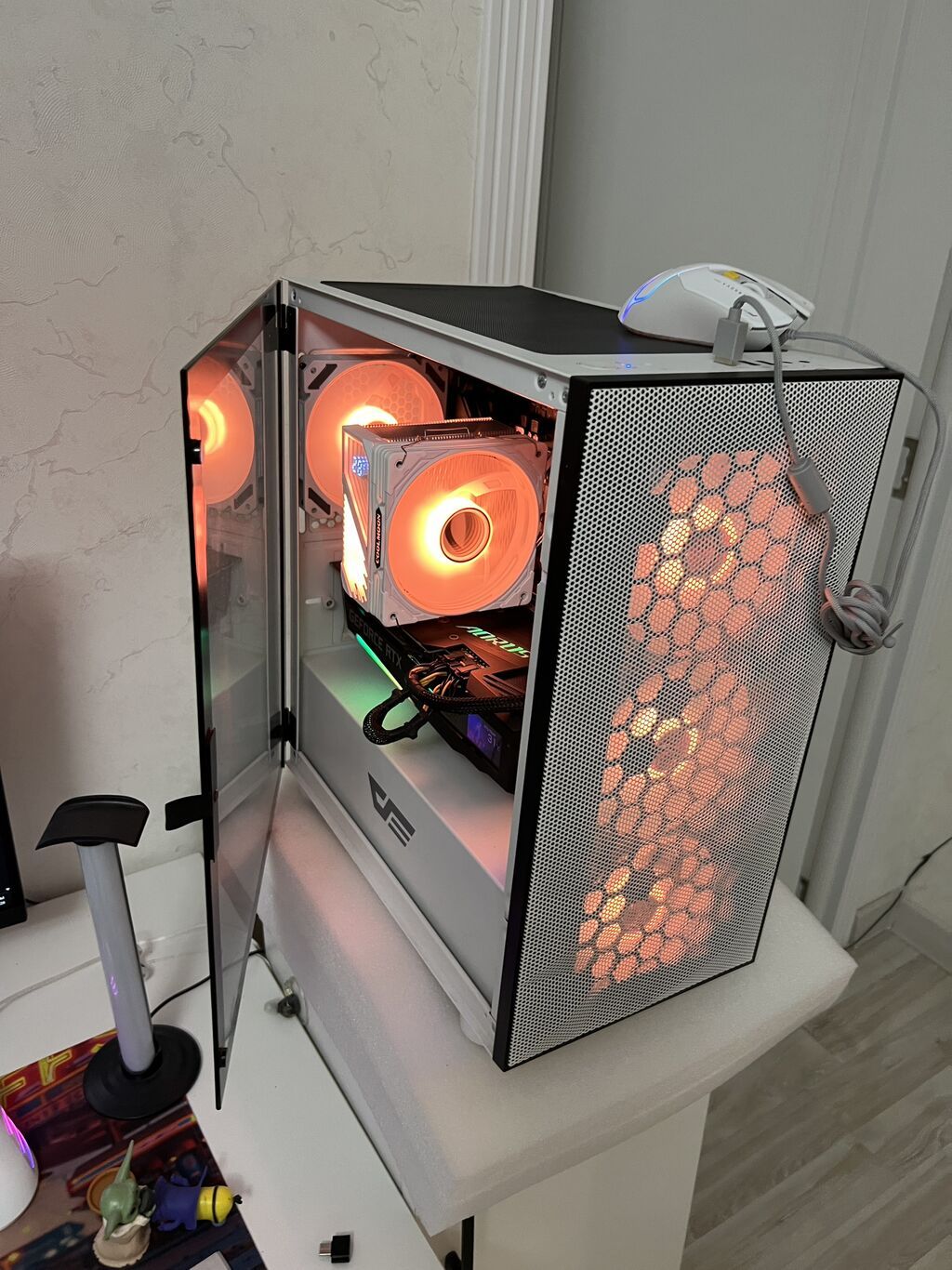 Başqa pc yığdığım üçün satılır. Qiymətə Monitor, Case, Mouse — Elektronika, Gəncə (4)