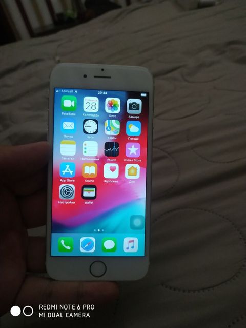IPhone 6, 16 GB, Rose Gold, Barmaq izi — Bakı