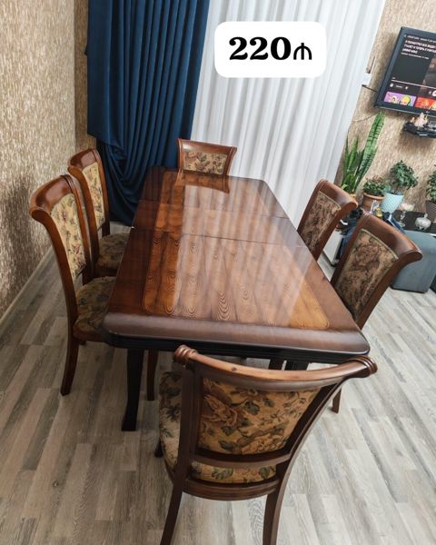 *220₼ Masa desti Satılır‼ 6oturacağı var UNVAN:-hovsan — Bakı
