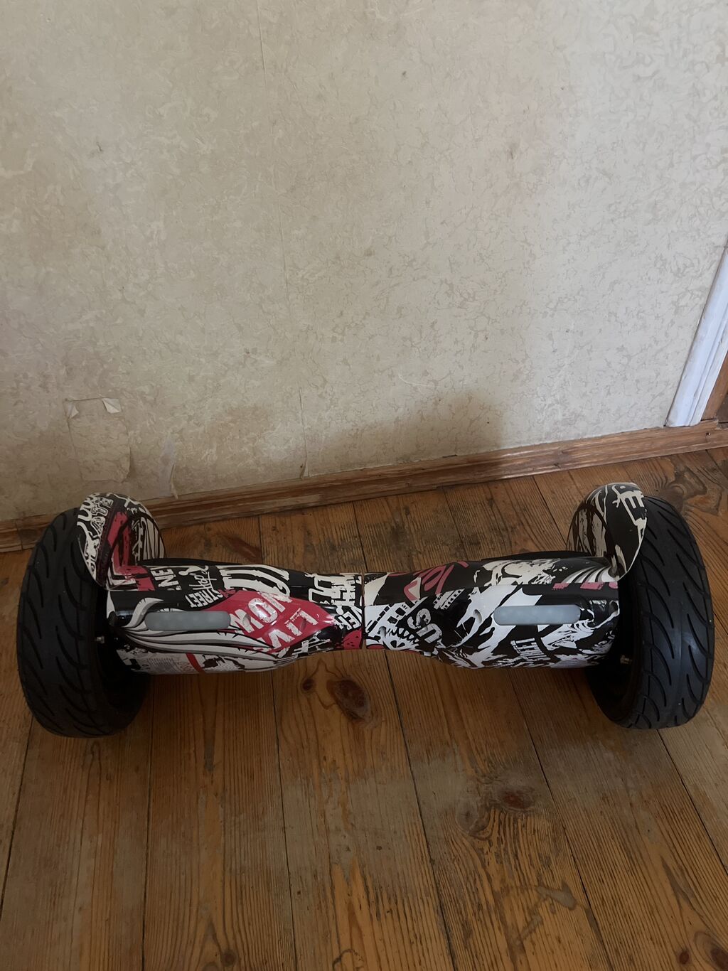 Qraffiti dizaynlı giroskuter (hoverboard) - Ölçü: 10 düymlük iri — Mallar, Bakı (2)