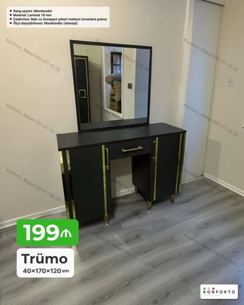 Trümo – 40×170×120 sm - Material: 18 mm laminat - Rəng seçimi — Bakı