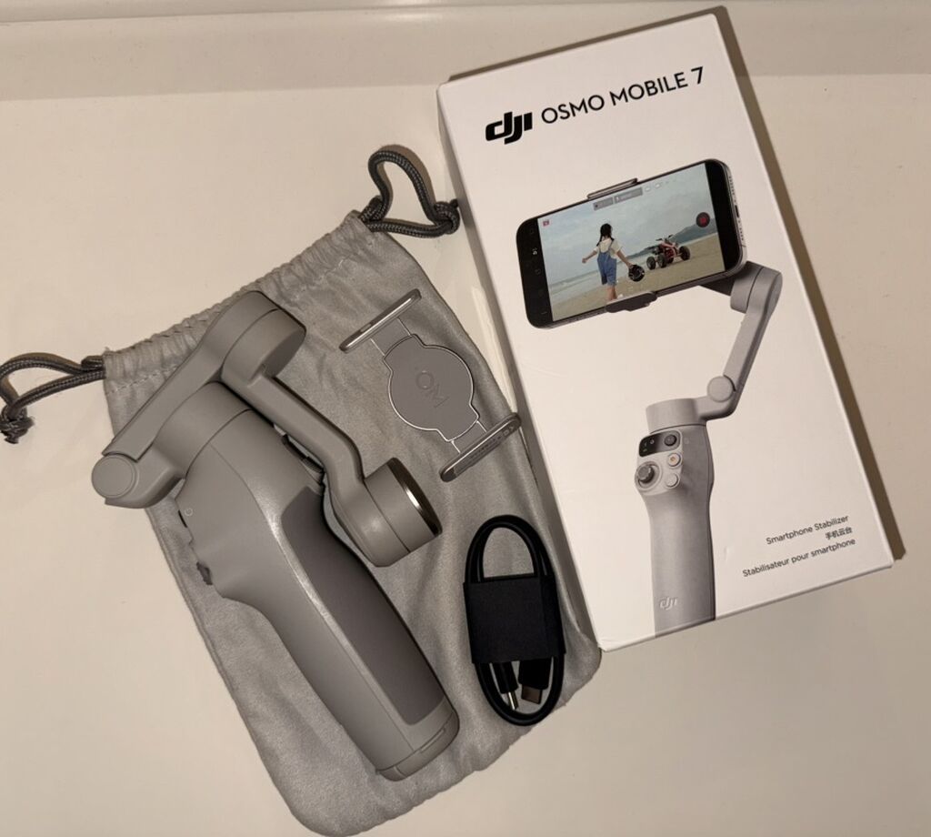 DJI Osmo Mobile 7 – smartfon üçün stabilizator 1 dəfə istifadə — Elektronika, Bakı